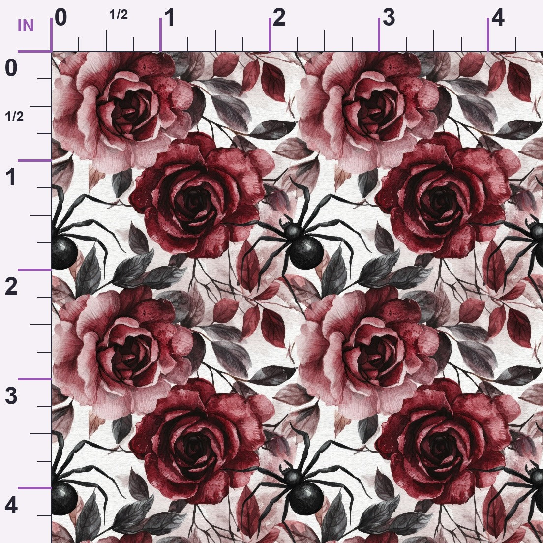 Raven Rose Reverie Pattern 24 Minky Fabric