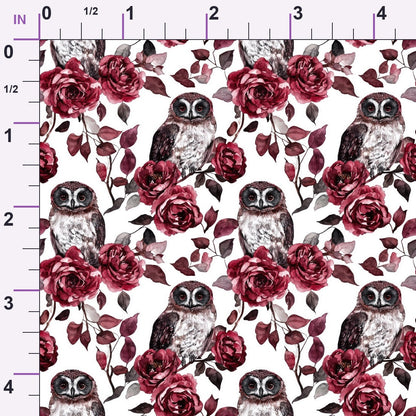 Raven Rose Reverie Pattern 4 Minky Fabric