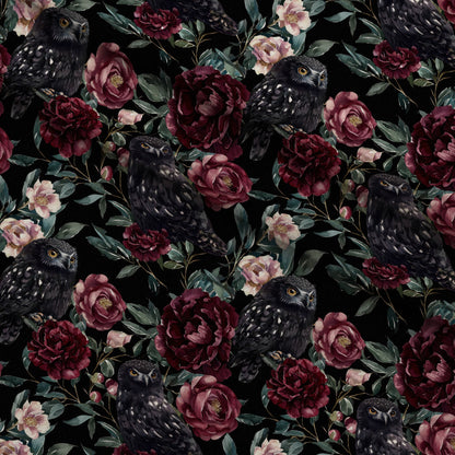 Raven Rose Reverie Pattern 6 Minky Fabric