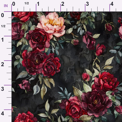 Raven Rose Reverie Pattern 7 Minky Fabric