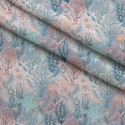 Reef Reverie Pattern 1 Minky Fabric
