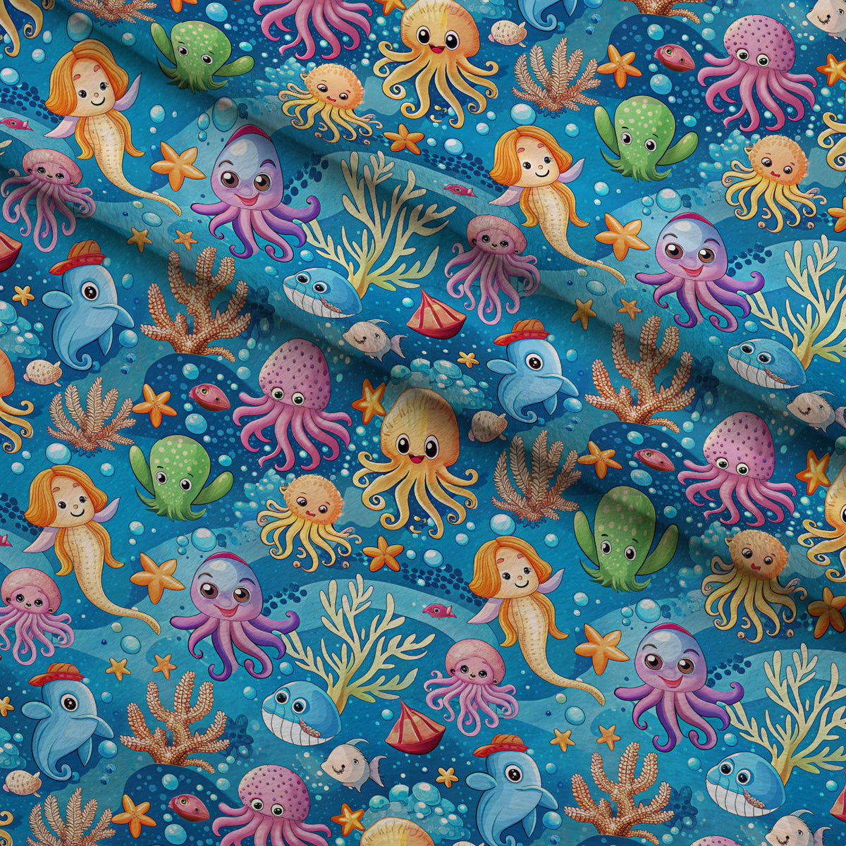 Reef Reverie Pattern 12 Minky Fabric