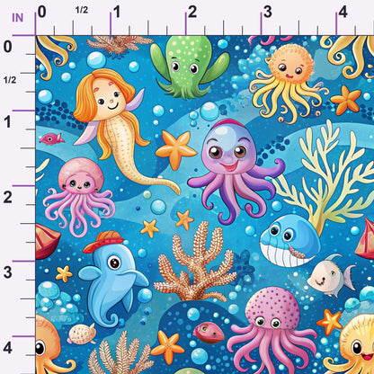 Reef Reverie Pattern 12 Minky Fabric