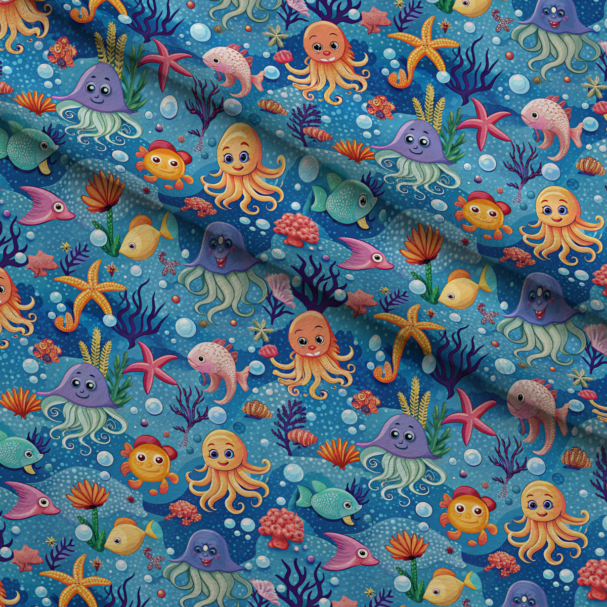 Reef Reverie Pattern 13 Minky Fabric