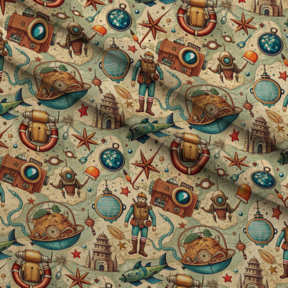 Reef Reverie Pattern 15 Minky Fabric