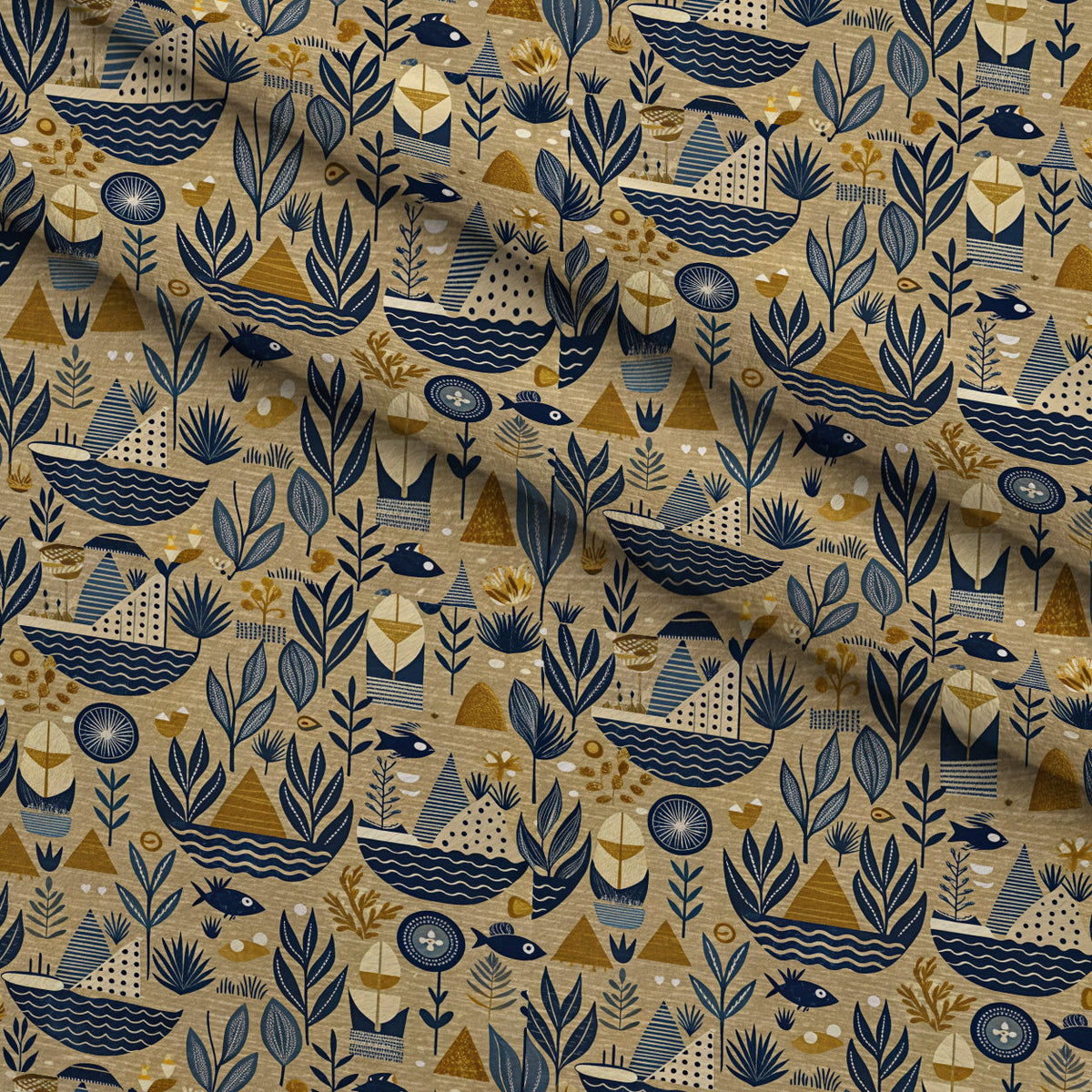 Reef Reverie Pattern 16 Minky Fabric