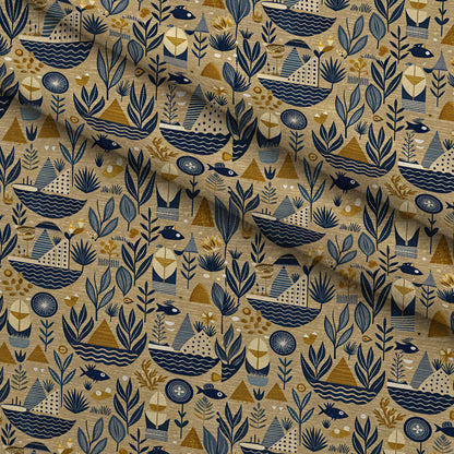 Reef Reverie Pattern 16 Minky Fabric