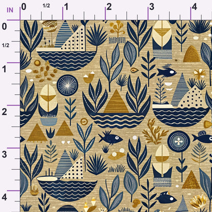Reef Reverie Pattern 16 Minky Fabric