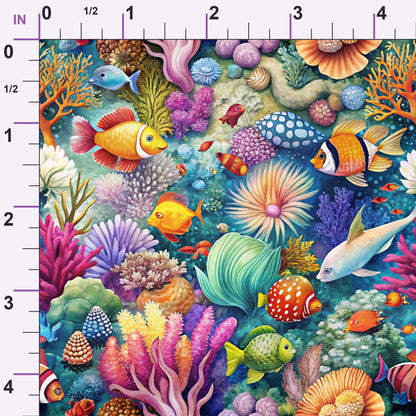 Reef Reverie Pattern 22 Minky Fabric