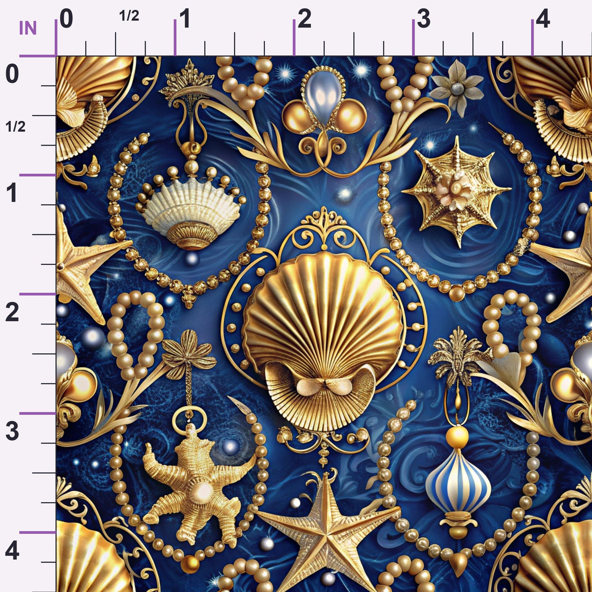 Reef Reverie Pattern 4 Minky Fabric