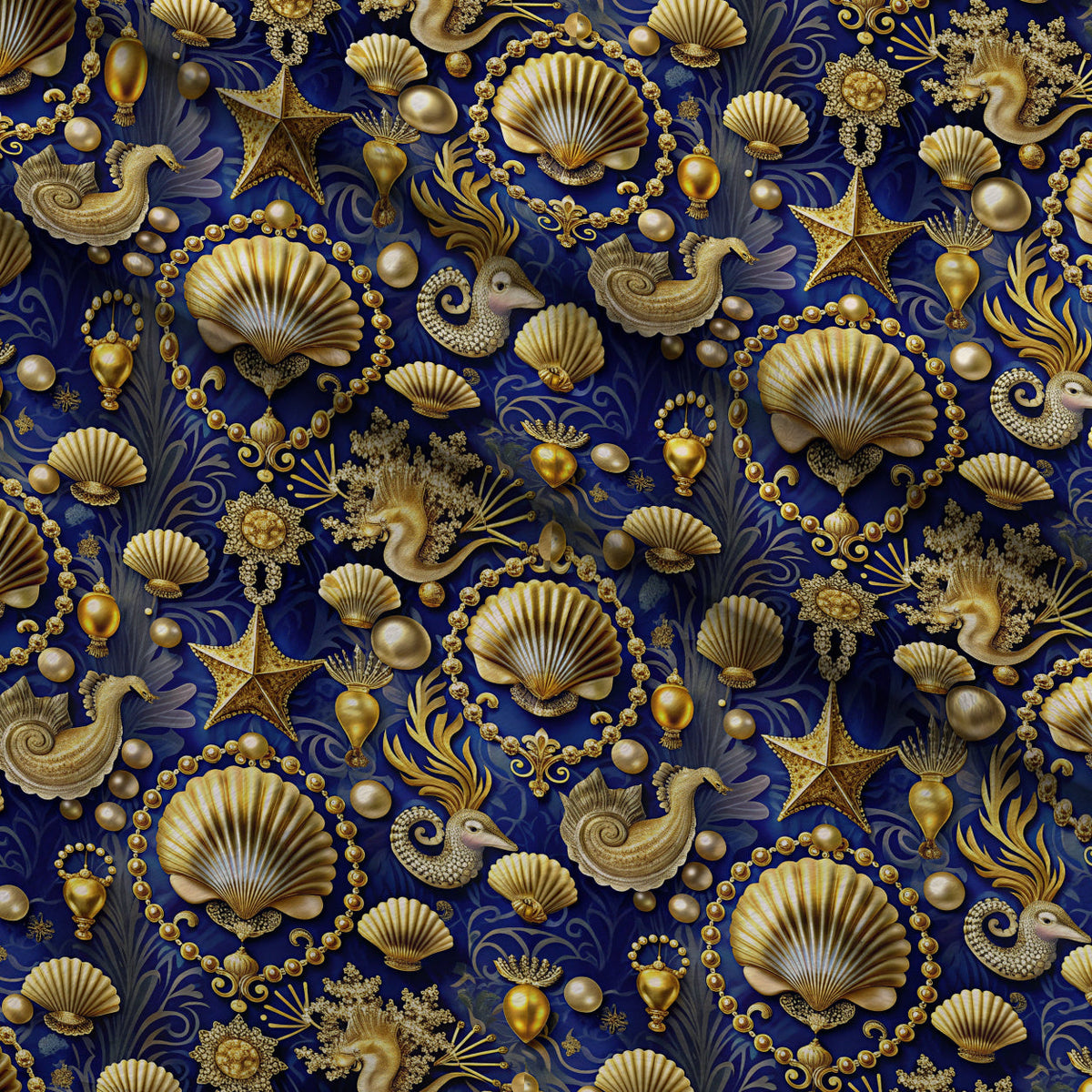 Reef Reverie Pattern 5 Minky Fabric