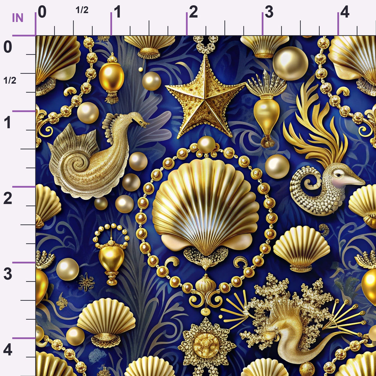 Reef Reverie Pattern 5 Minky Fabric