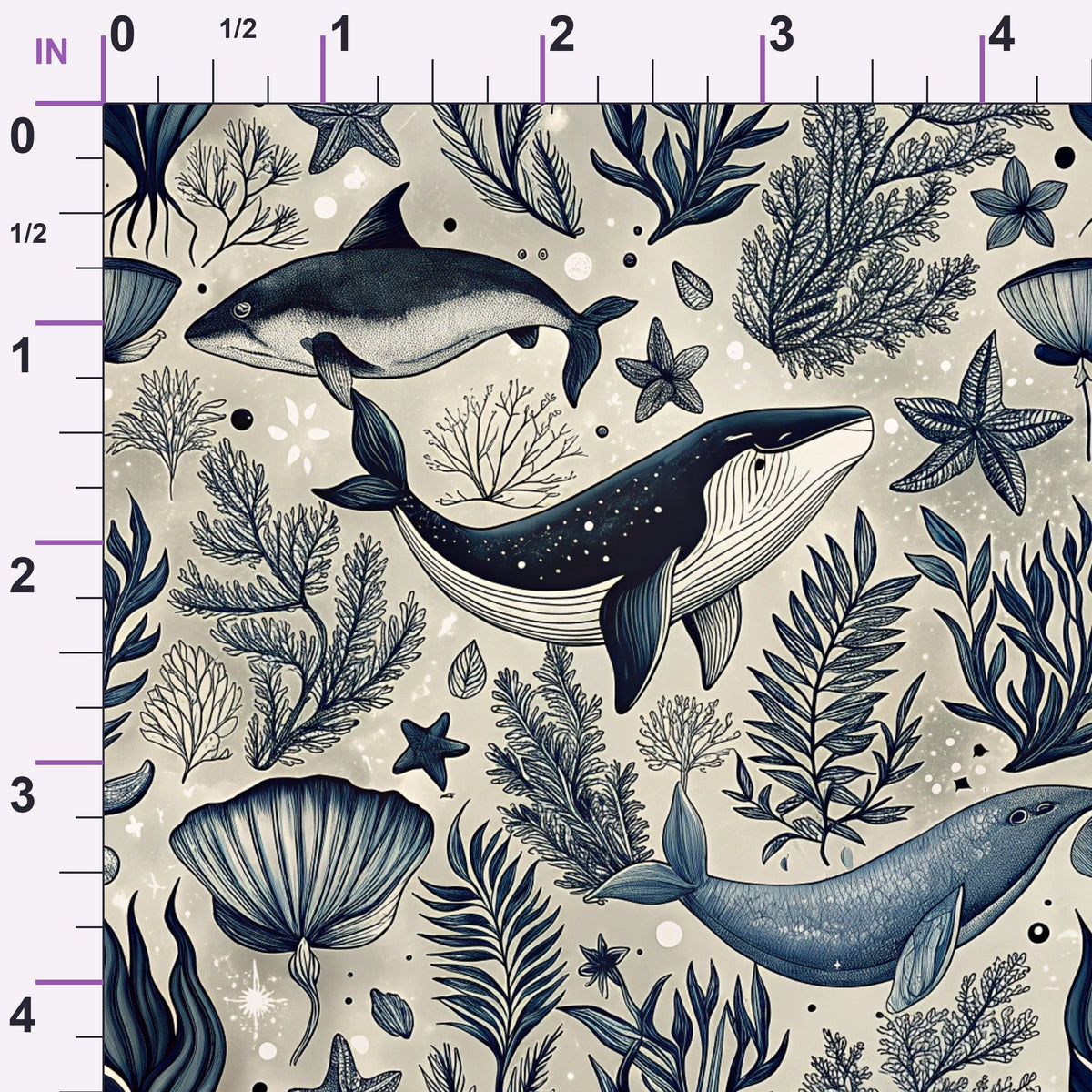 Reef Reverie Pattern 6 Minky Fabric