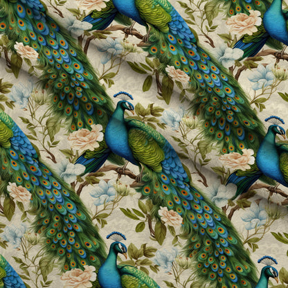 Regal Plumes Pattern 10 Minky Fabric