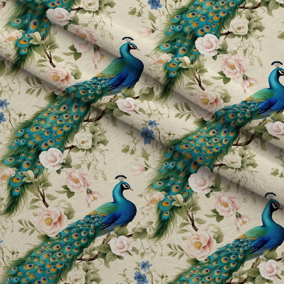 Regal Plumes Pattern 11 Minky Fabric