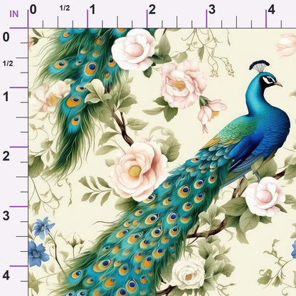 Regal Plumes Pattern 11 Minky Fabric