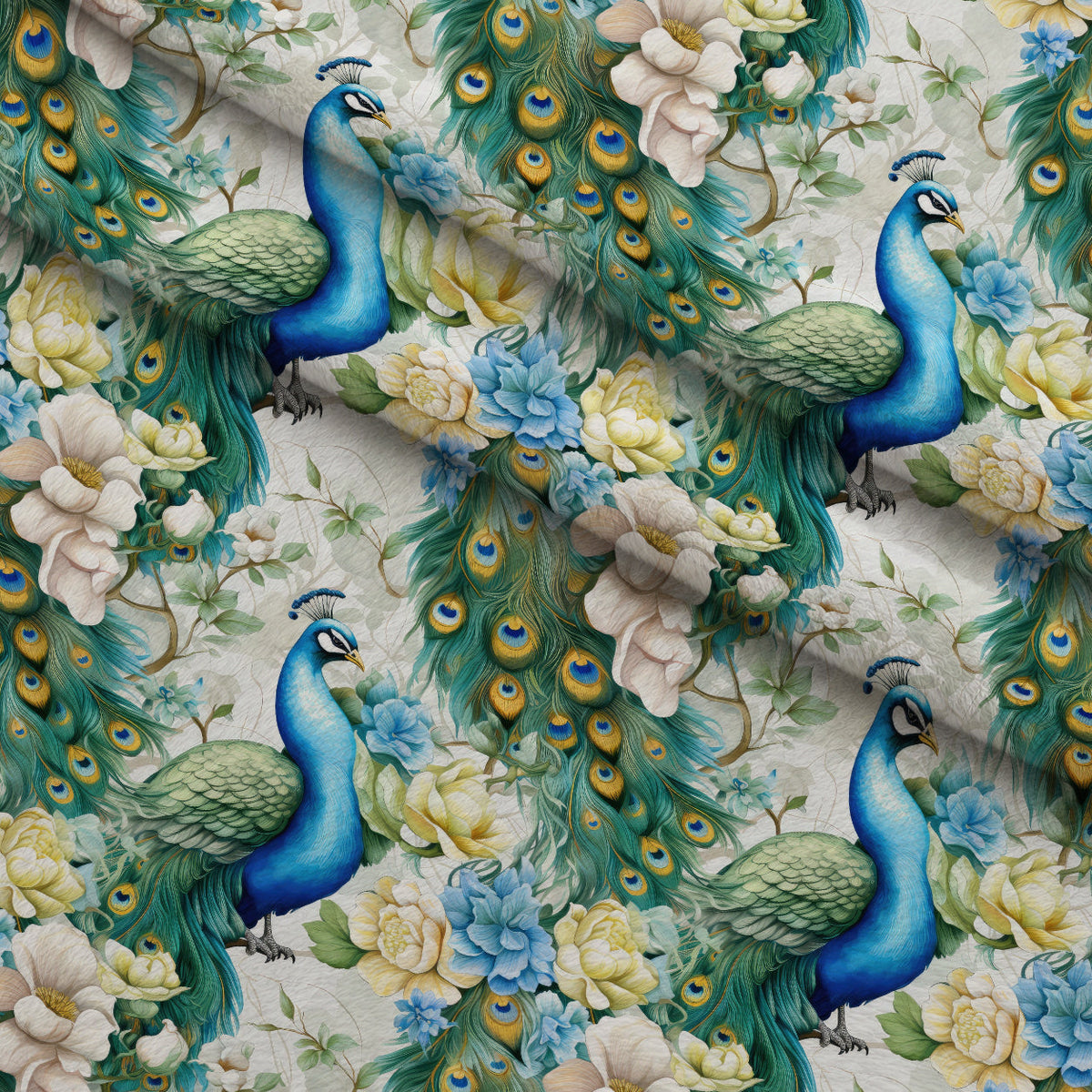 Regal Plumes Pattern 12 Minky Fabric