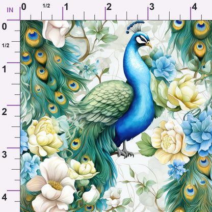 Regal Plumes Pattern 12 Minky Fabric