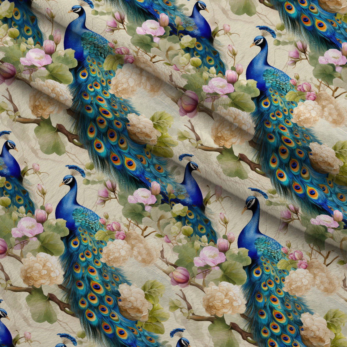 Regal Plumes Pattern 2 Minky Fabric