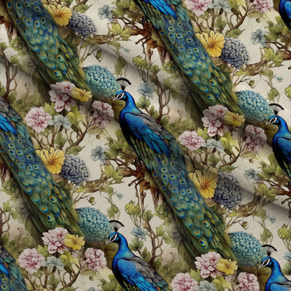 Regal Plumes Pattern 4 Minky Fabric