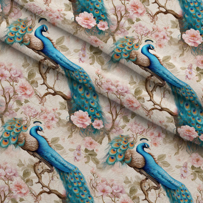 Regal Plumes Pattern 5 Minky Fabric