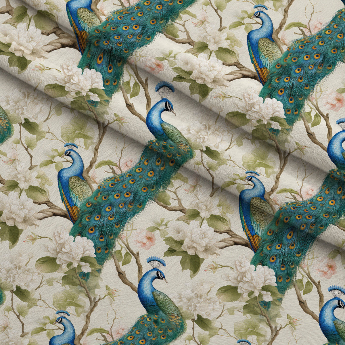 Regal Plumes Pattern 6 Minky Fabric