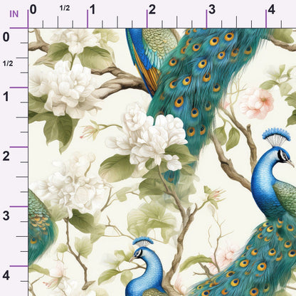 Regal Plumes Pattern 6 Minky Fabric