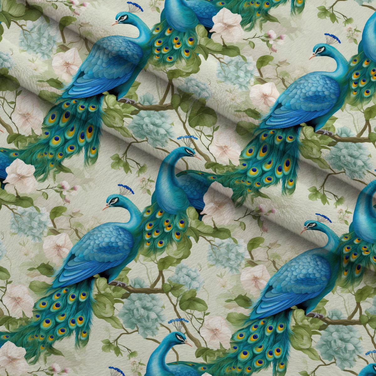 Regal Plumes Pattern 8 Minky Fabric