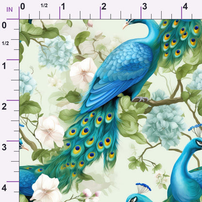 Regal Plumes Pattern 8 Minky Fabric