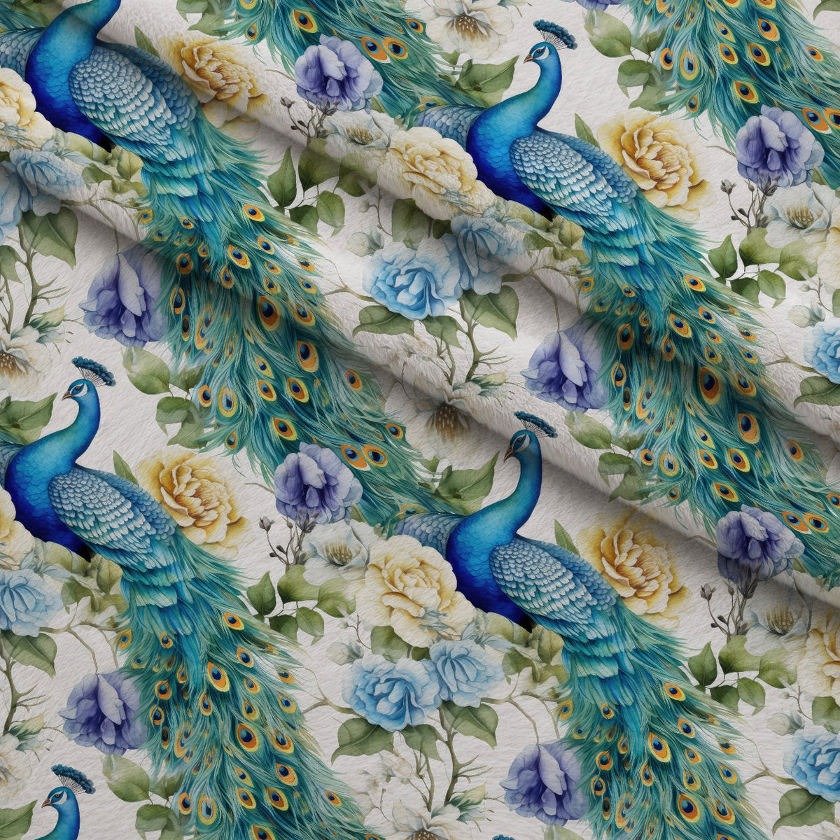 Regal Plumes Pattern 9 Minky Fabric