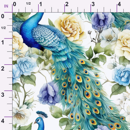 Regal Plumes Pattern 9 Minky Fabric