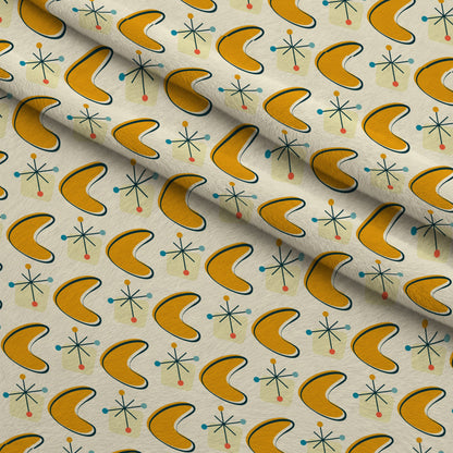 Retro Boomerangs Pattern 11 Minky Fabric