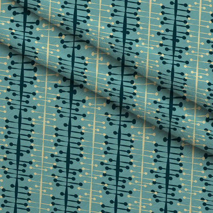 Retro Boomerangs Pattern 2 Minky Fabric