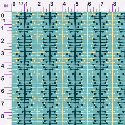 Retro Boomerangs Pattern 2 Minky Fabric