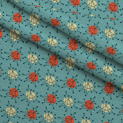 Retro Boomerangs Pattern 3 Minky Fabric