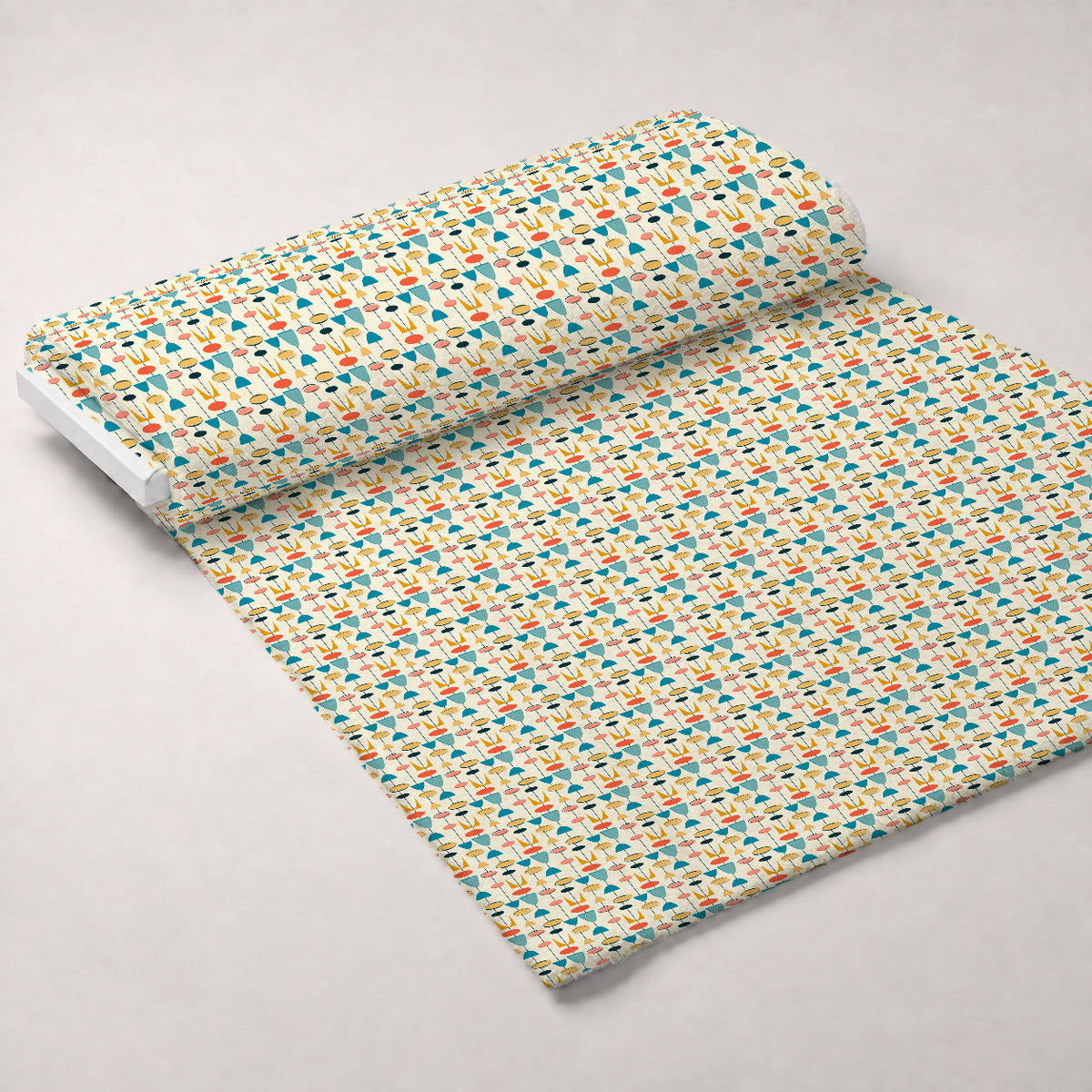 Retro Boomerangs Pattern 8 Minky Fabric