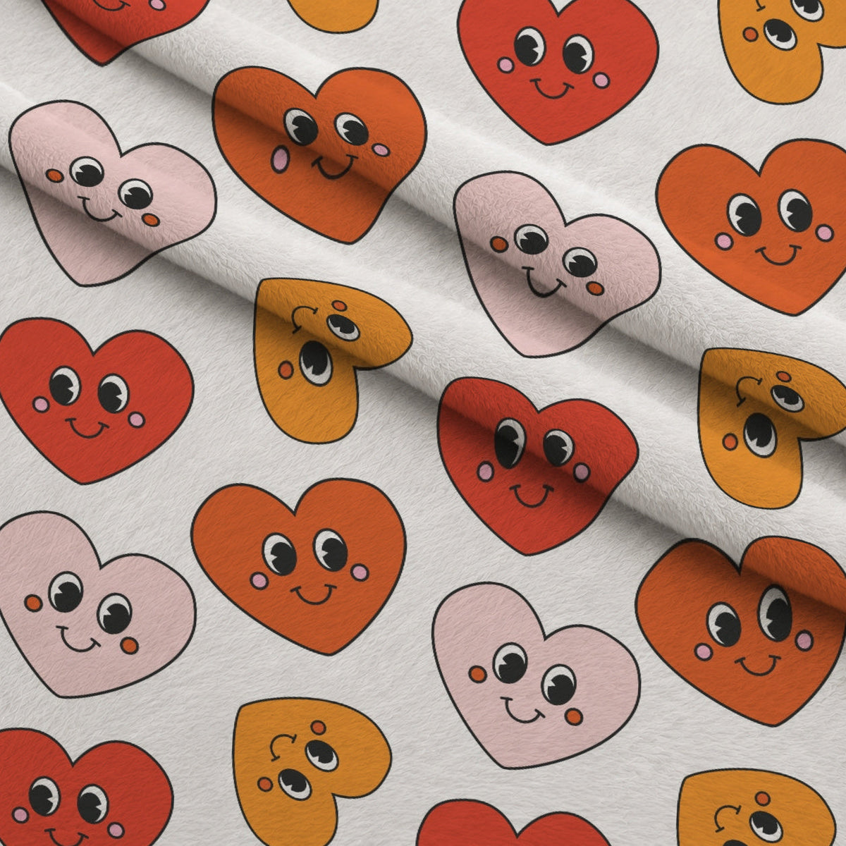 Retro Daisy Checkers Pattern 12 Minky Fabric