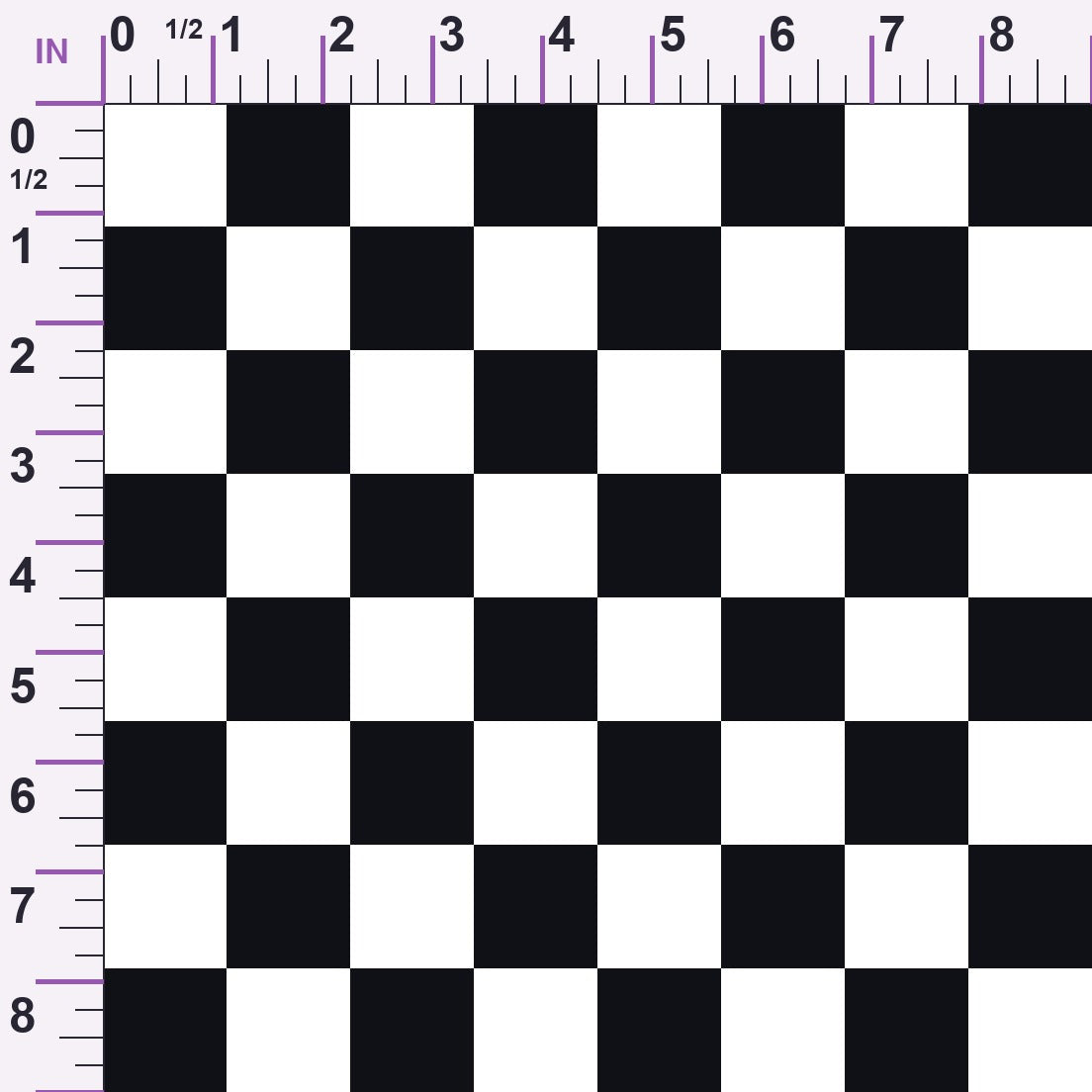 Retro Daisy Checkers Pattern 14 Minky Fabric