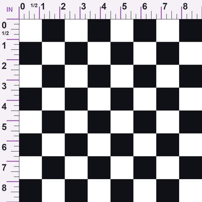 Retro Daisy Checkers Pattern 14 Minky Fabric