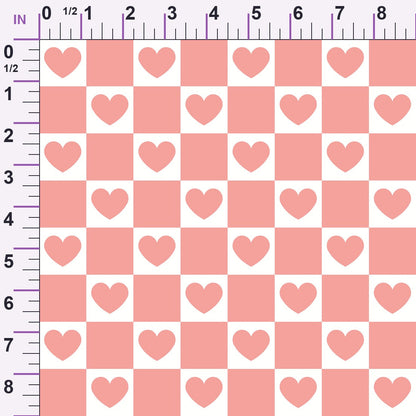 Retro Daisy Checkers Pattern 3 Minky Fabric