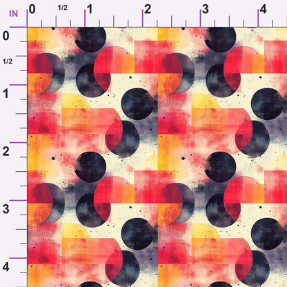 Retro Ember Wash Pattern 10 Minky Fabric