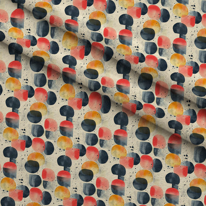 Retro Ember Wash Pattern 2 Minky Fabric