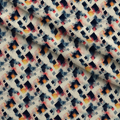 Retro Ember Wash Pattern 3 Minky Fabric