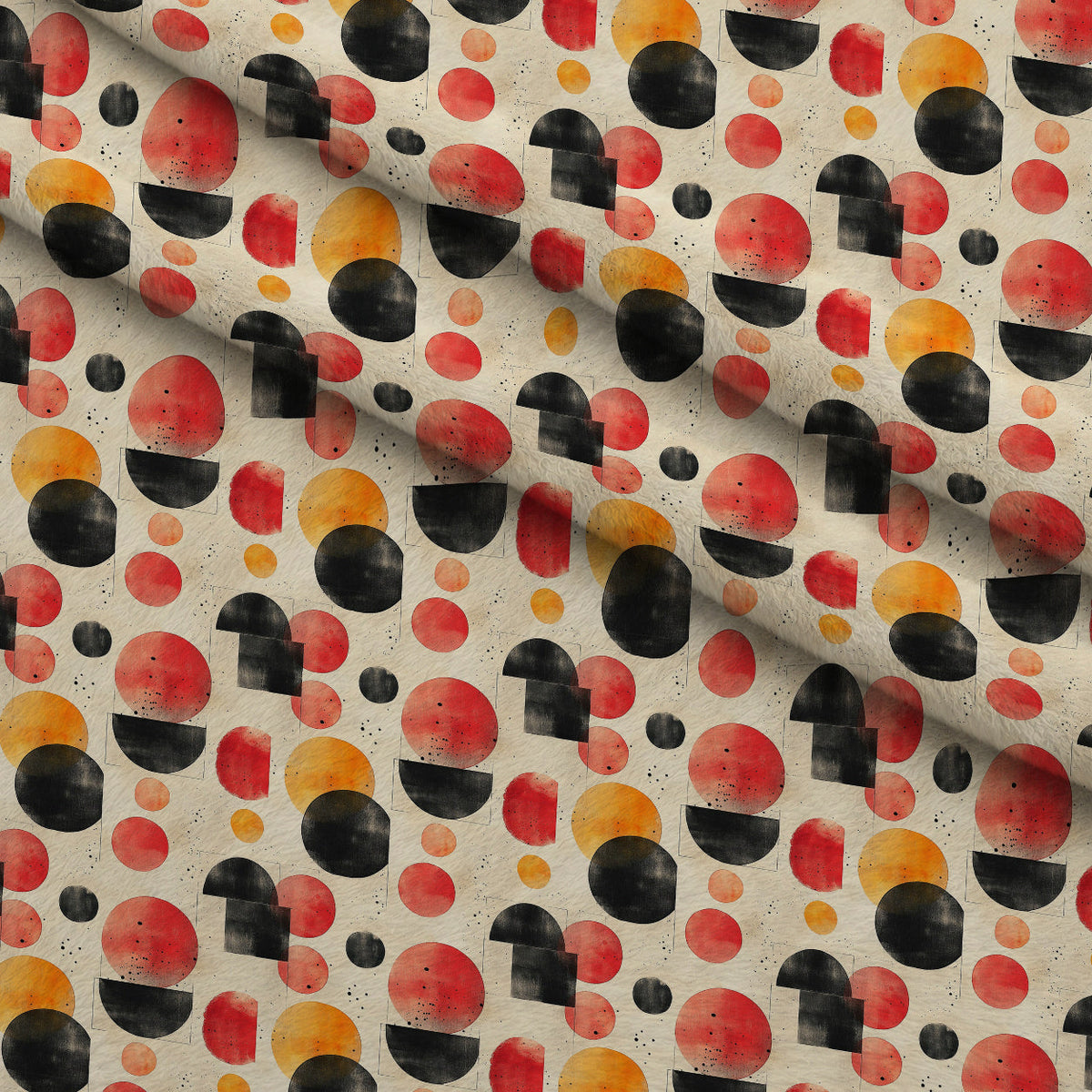 Retro Ember Wash Pattern 5 Minky Fabric