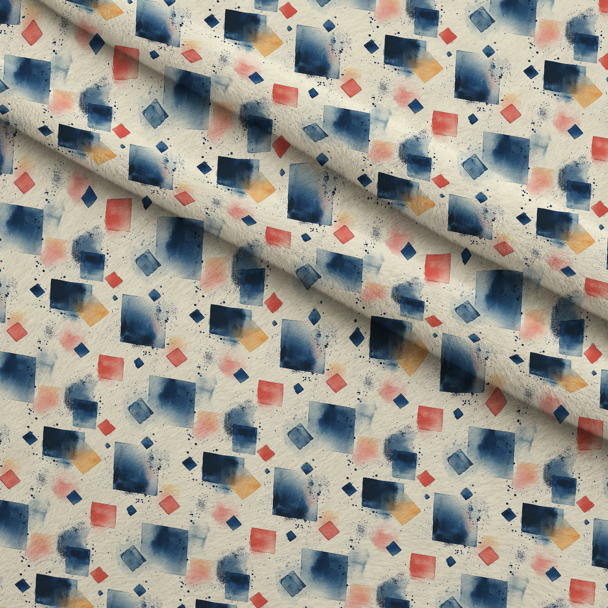 Retro Ember Wash Pattern 7 Minky Fabric