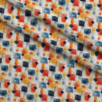 Retro Ember Wash Pattern 8 Minky Fabric