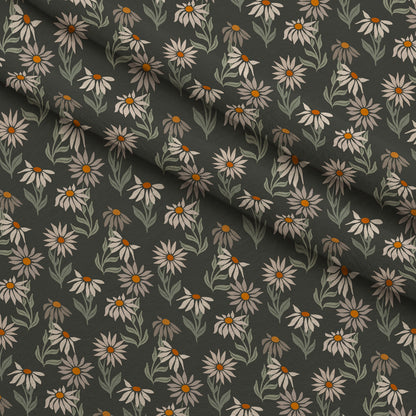 Retro Floral Pattern 3 Minky Fabric