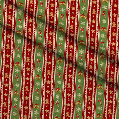 Retro Holiday Cheer Pattern 7 Minky Fabric