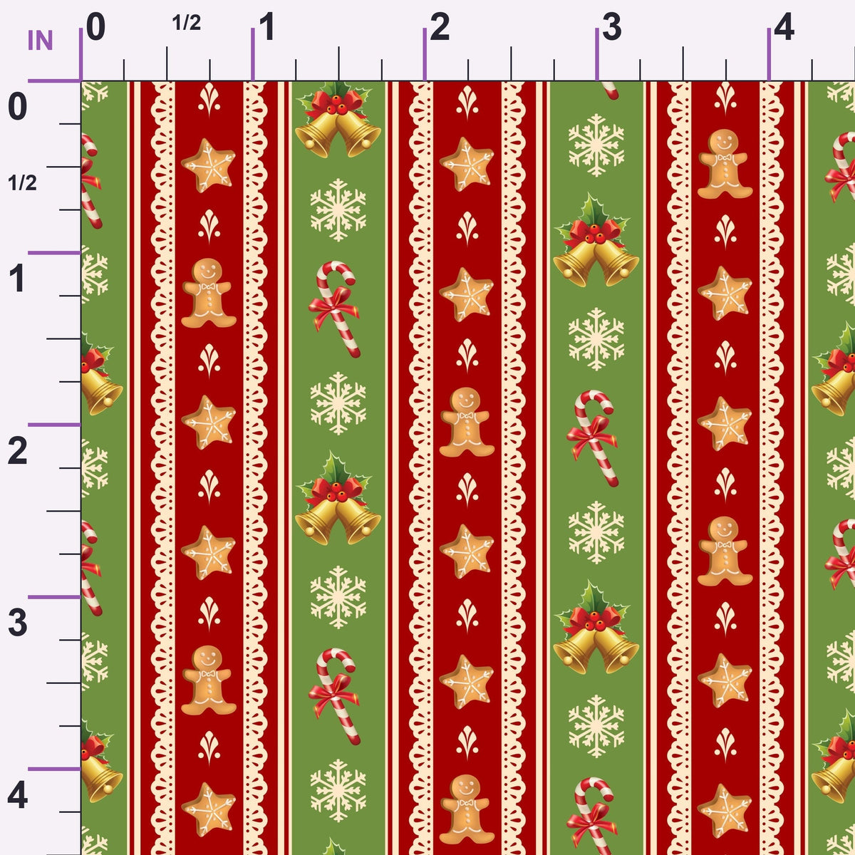 Retro Holiday Cheer Pattern 7 Minky Fabric