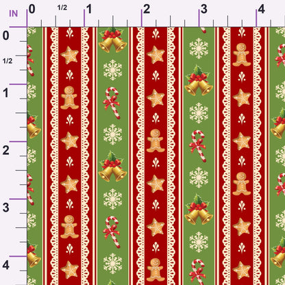 Retro Holiday Cheer Pattern 7 Minky Fabric